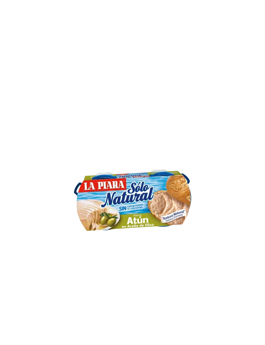 PATE LA PIARA ATUN A/OLIVA PACK-2 UD