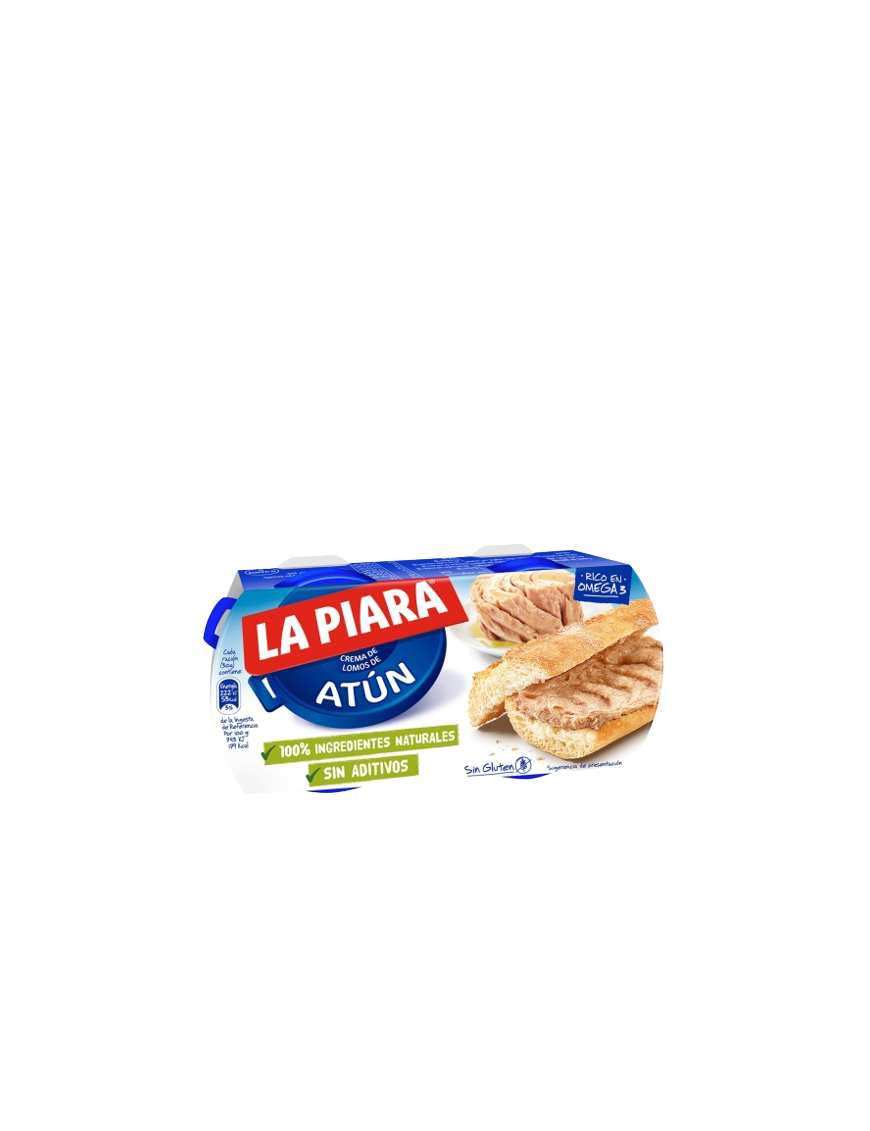 PATE LA PIARA ATUN EN ACEITE PACK-2 UD