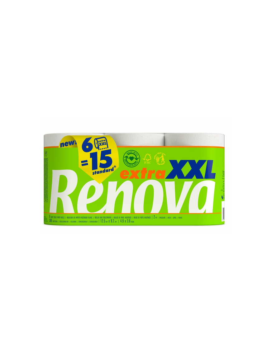 PAPEL HIGIENICO RENOVA XXL 6 15 ROLLOS