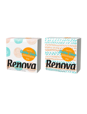 SERVILLETA 33X33 RENOVA DECO 2 CAPAS P/60 UD