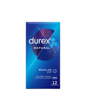 PRESERVATIVOS DUREX NATURAL REGULAR FIT C/6 UD