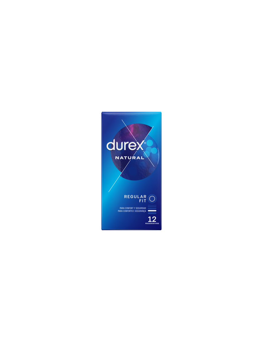 PRESERVATIVOS DUREX NATURAL REGULAR FIT C/6 UD