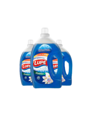 DETERGENTE  LUPE LIQ. CLASSIC 40+2 LAV.  3 LITROS