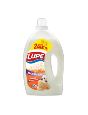 DETERGENTE  LUPE LIQ. MARSELLA 40+2 LAV.  3 LITROS