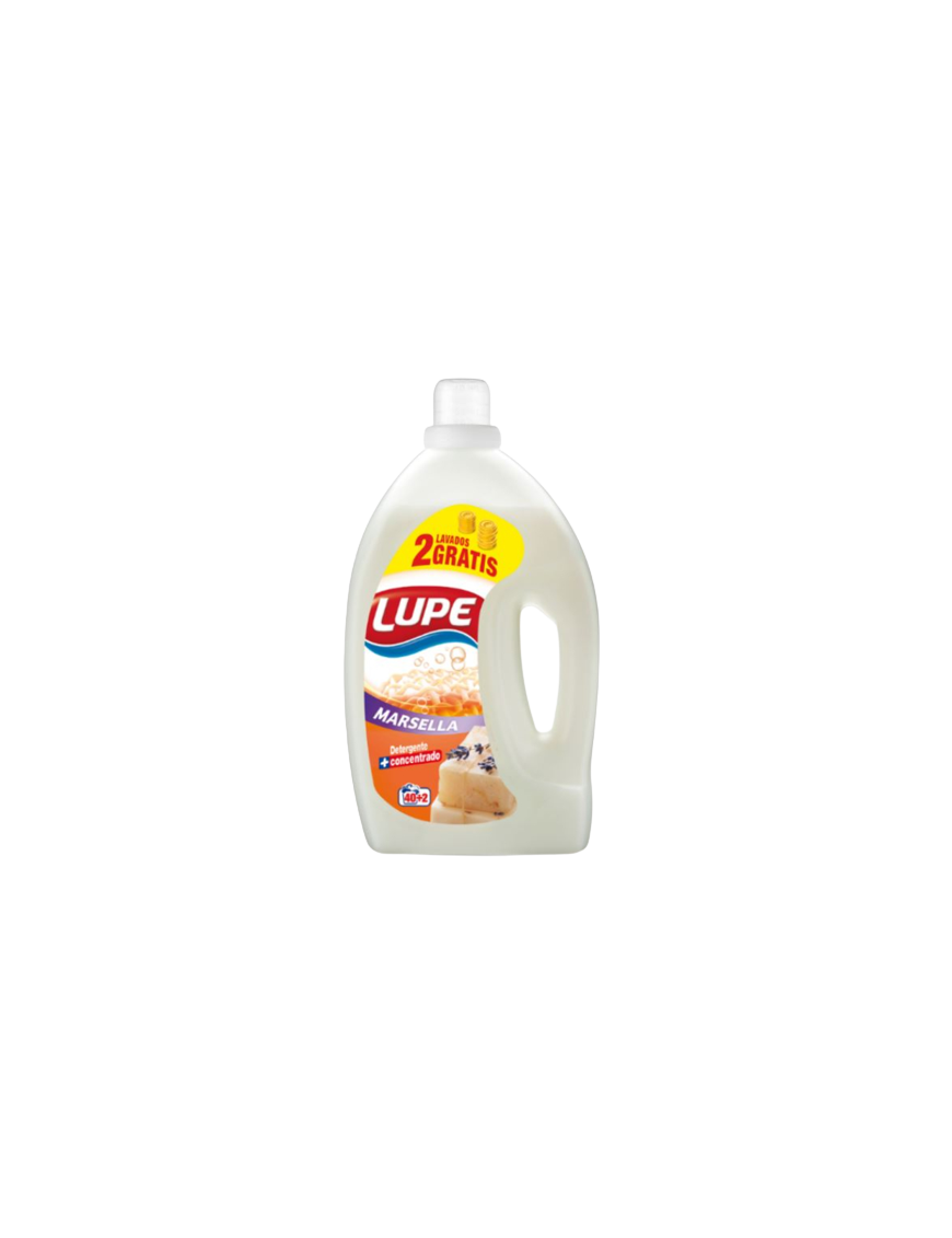 DETERGENTE  LUPE LIQ. MARSELLA 40+2 LAV.  3 LITROS