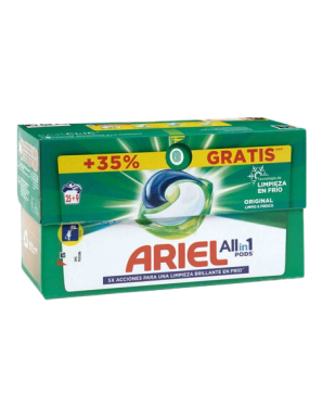 DETERGENTE ARIEL CAPSULA PODS ALL IN 1 C/25+9 UD