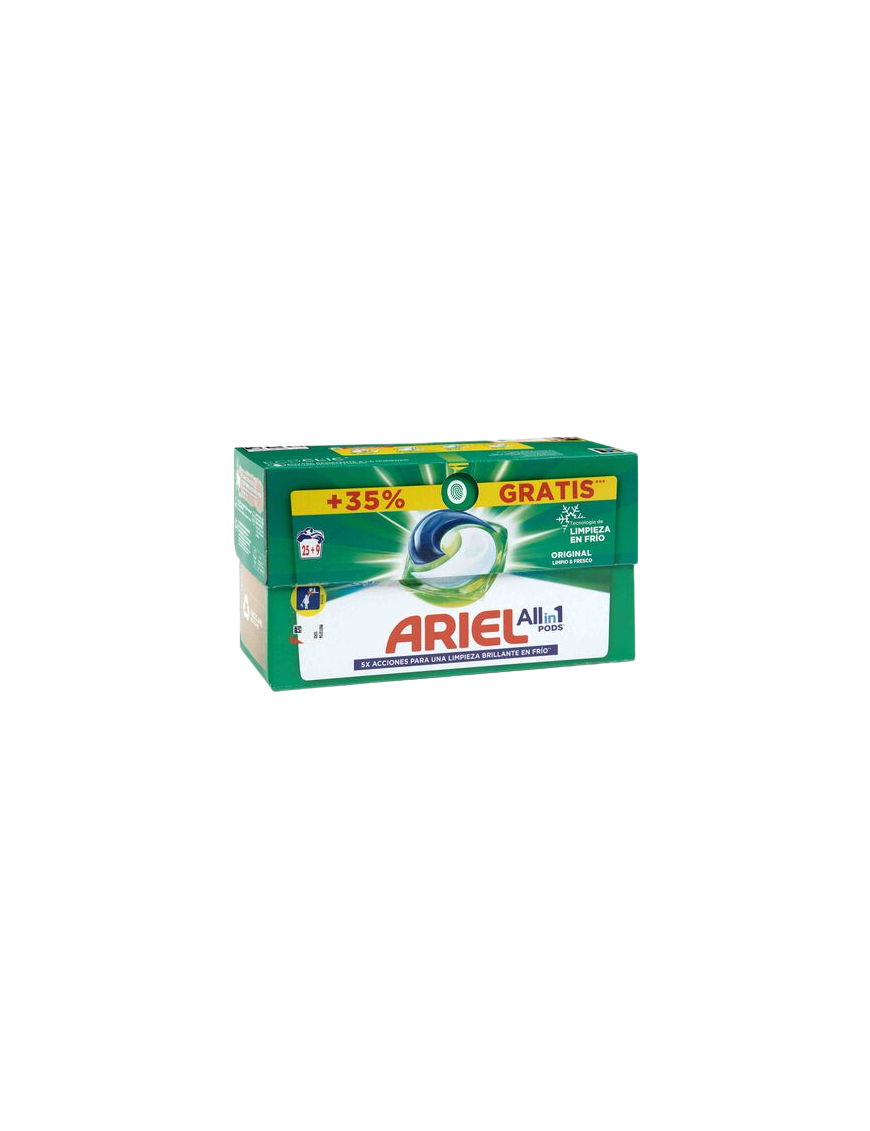 DETERGENTE ARIEL CAPSULA PODS ALL IN 1 C/25+9 UD