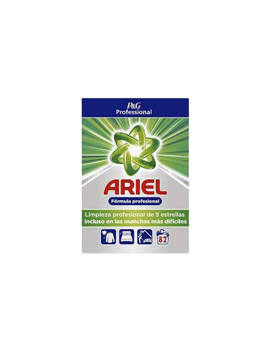 DETERGENTE ARIEL MALETA PROFES 82 LAVADOS 5,330 KG