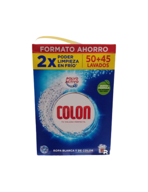 DETERGENTE COLON MALETA 50+45 CACITOS