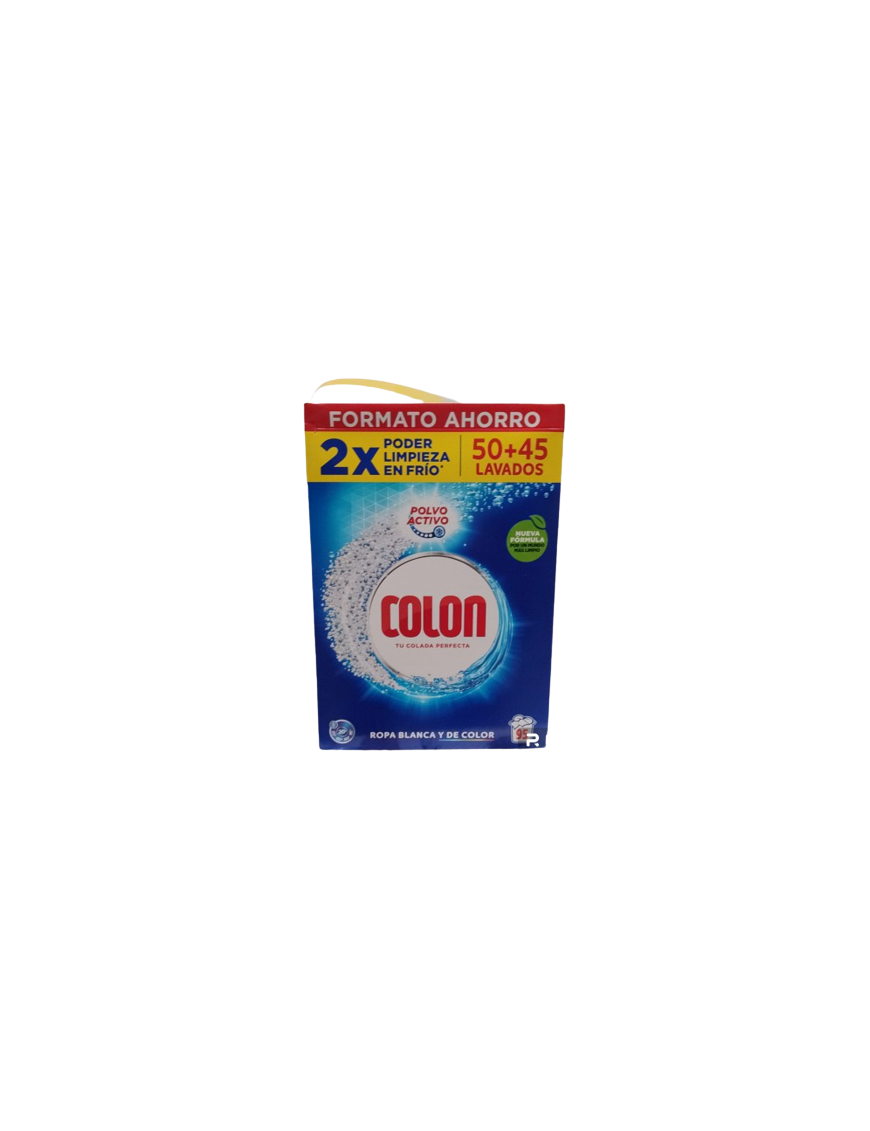 DETERGENTE COLON MALETA 50+45 CACITOS