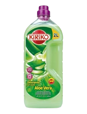 DETERGENTE KIRIKO LIQ. ALOE VERA 33 LAV. 2 LITROS