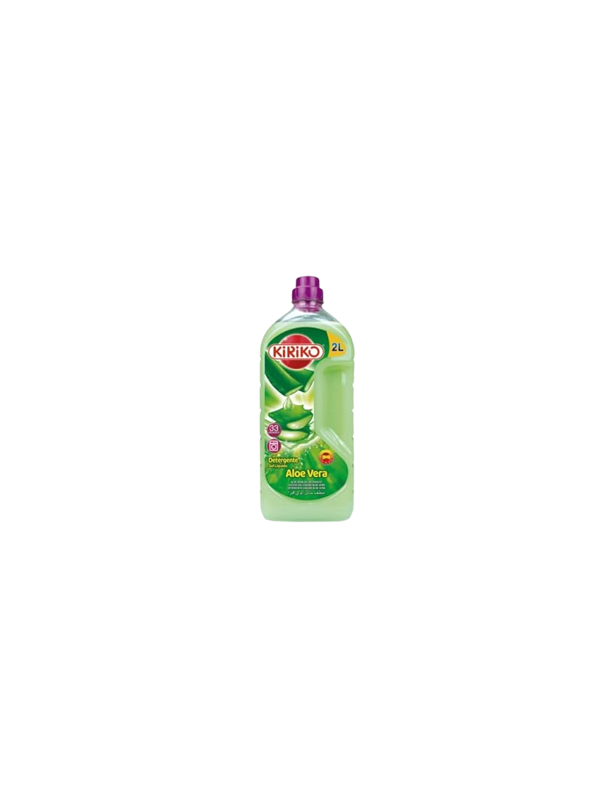 DETERGENTE KIRIKO LIQ. ALOE VERA 33 LAV. 2 LITROS