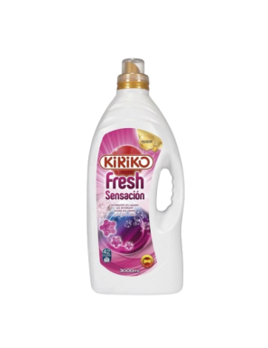 DETERGENTE KIRIKO LIQ. FRESH SENSACION 42 LAV. 3 L