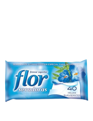 TOALLITAS SECADORA FLOR C/SUAVIZANTE  P/40 UD