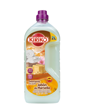 DETERGENTE KIRIKO LIQ. JABON MARSELLA 33 LAV. 2 L.