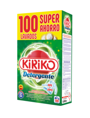 DETERGENTE KIRIKO MALETA 100 LAVADOS 6,5 KILOS