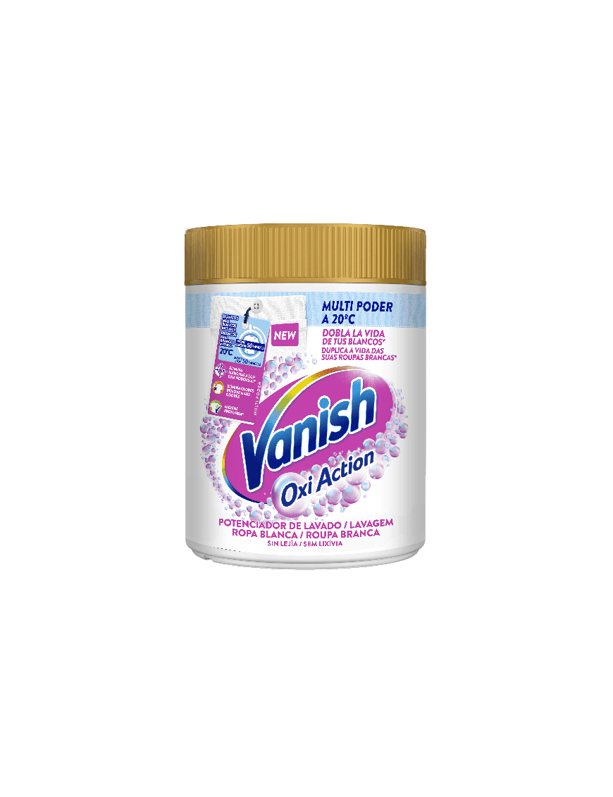 QUITAMANCHAS VANISH OXI ADVANCE BLANCO  B/800 GR