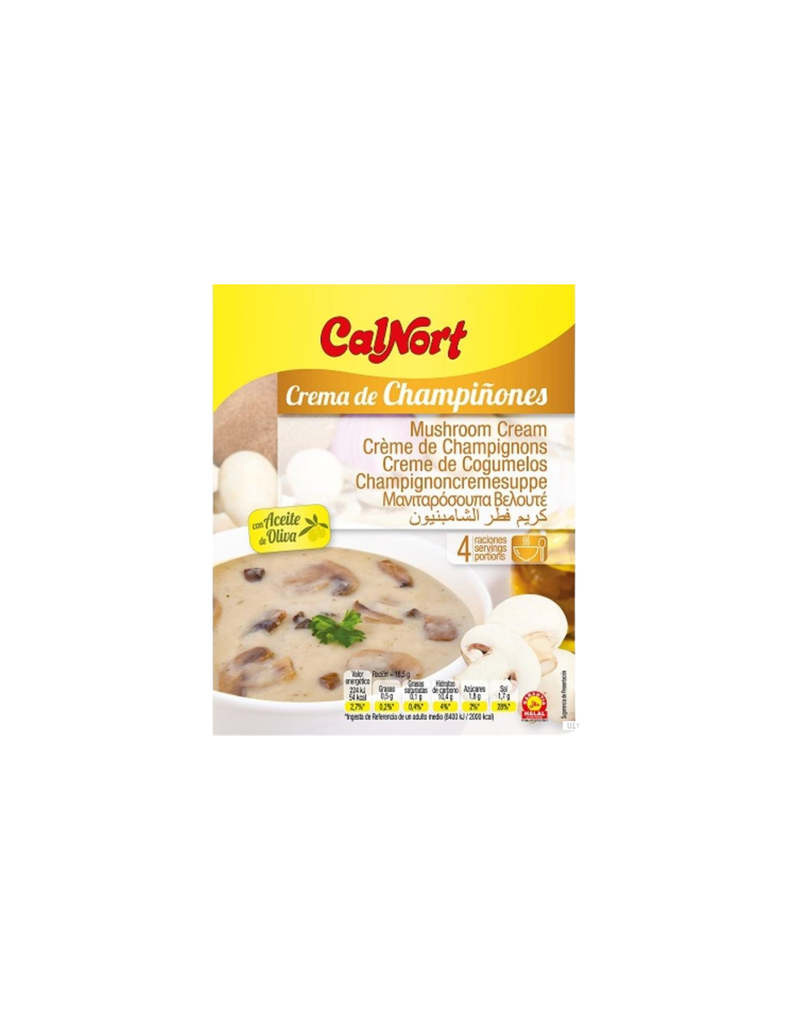 CREMA CHAMPIÑONES CALNORT SOBRE 66GR