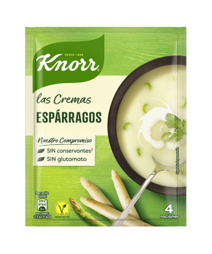 CREMA KNORR DESHIDRATADA ESPARRAGO S/70 GR