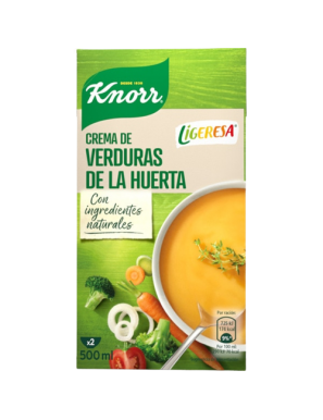 CREMA KNORR LIGERESA VERDURAS DE LA HUERTA B/500ML