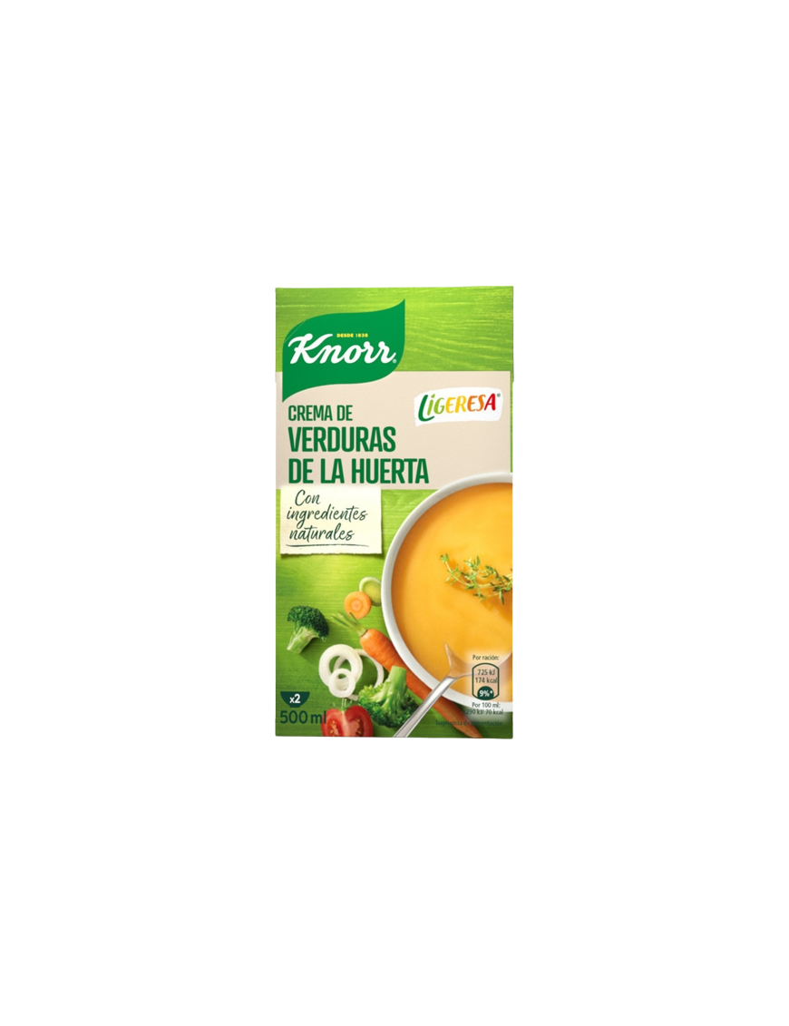 CREMA KNORR LIGERESA VERDURAS DE LA HUERTA B/500ML