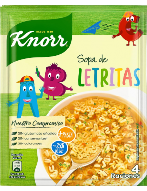 SOPA KNORR LETRITAS S/84 GR