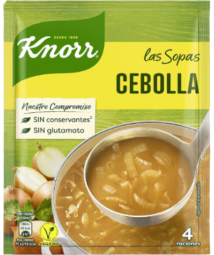 SOPA KNORR CEBOLLA S/50 GR