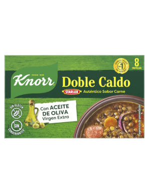 CALDO CARNE DOBLE KNORR 8  PASTILLAS EST/80GR