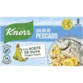 CALDO PESCADO KNORR OJO  8 PASTILLAS EST/80 GR