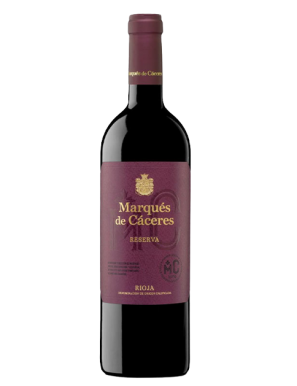 VINO MARQUES CACERES TINTO RESERVA B/75.CL