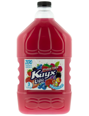 ZUMO FRUTOS ROJOS KUYX LIGHT GARRAFA 3 L