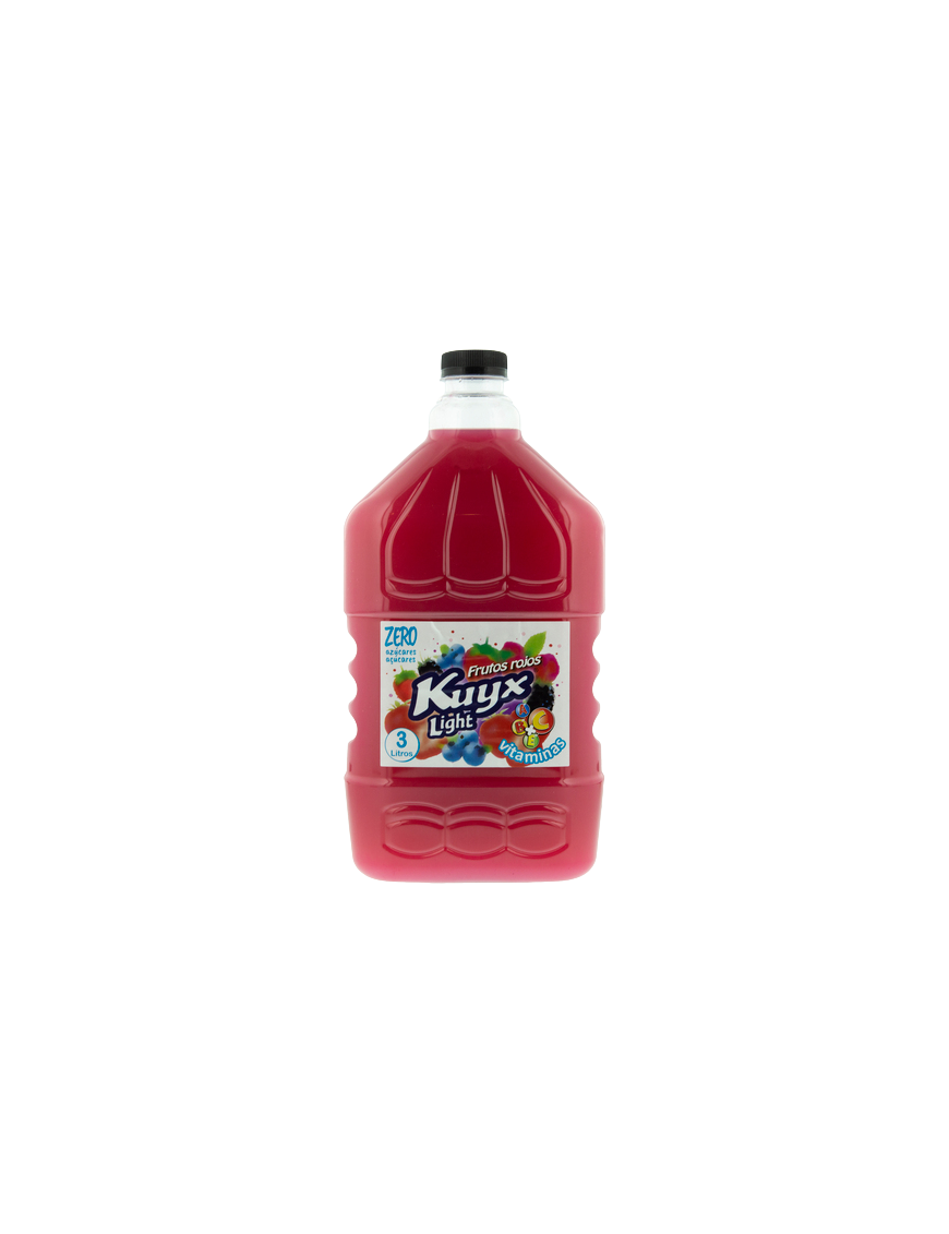 ZUMO FRUTOS ROJOS KUYX LIGHT GARRAFA 3 L