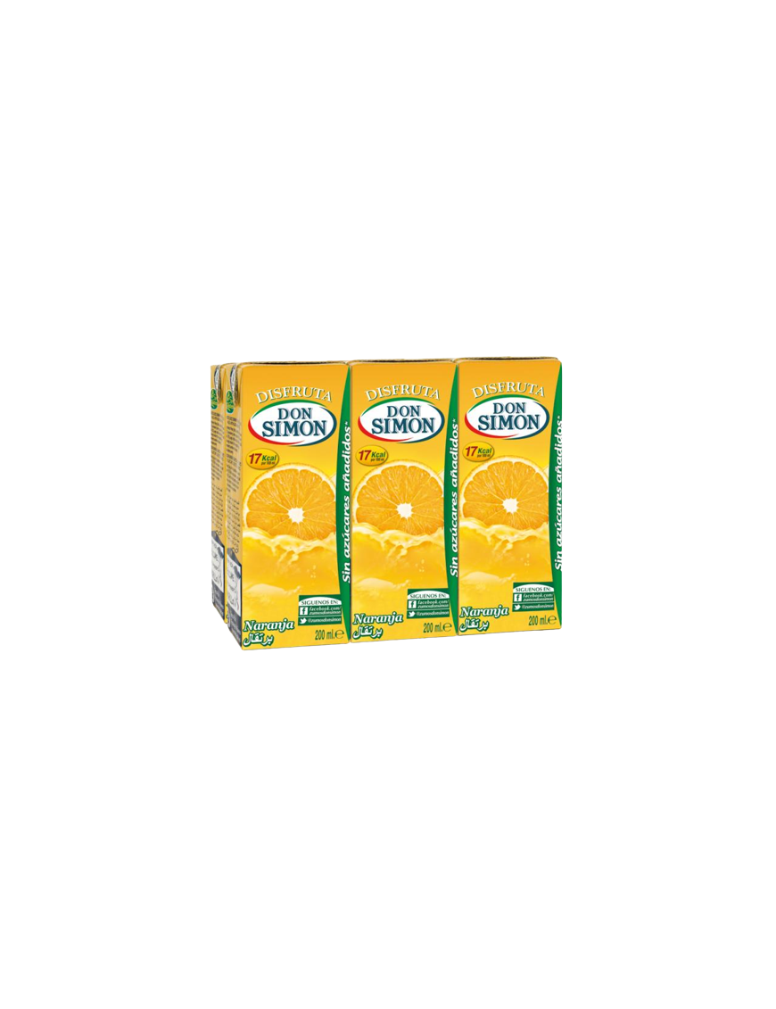 NECTAR DISFRUTA DON SIMON S/AZ.  NARANJA P/6X200ML