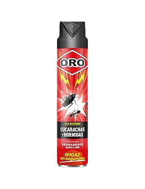 CUCARACHICIDA ORO Y HORMIGAS SPRAY 750 ML