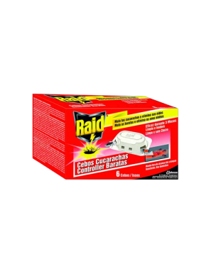 CUCARACHICIDA RAID CEBO CUCARACHAS CAJA 6UD.