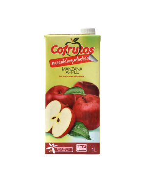 NECTAR COFRUTOS MANZANA S/AZUCAR B/1.L