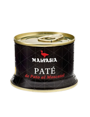 PATE PATO MOSCATEL MALVASIA. LATA A/F.130.GR.