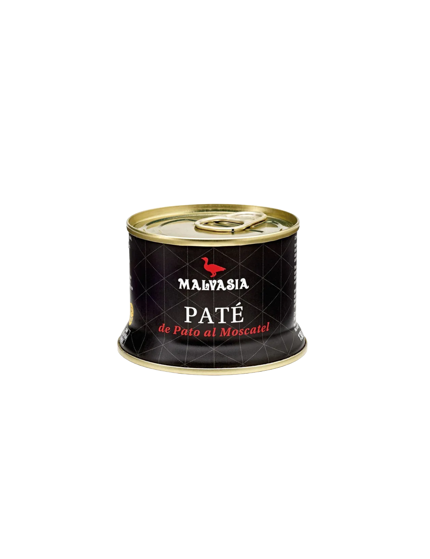 PATE PATO MOSCATEL MALVASIA. LATA A/F.130.GR.