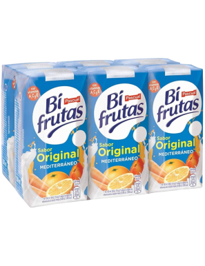 BIFRUTAS ORIGINAL MEDITERRANEO PR/200ML- PACK 6