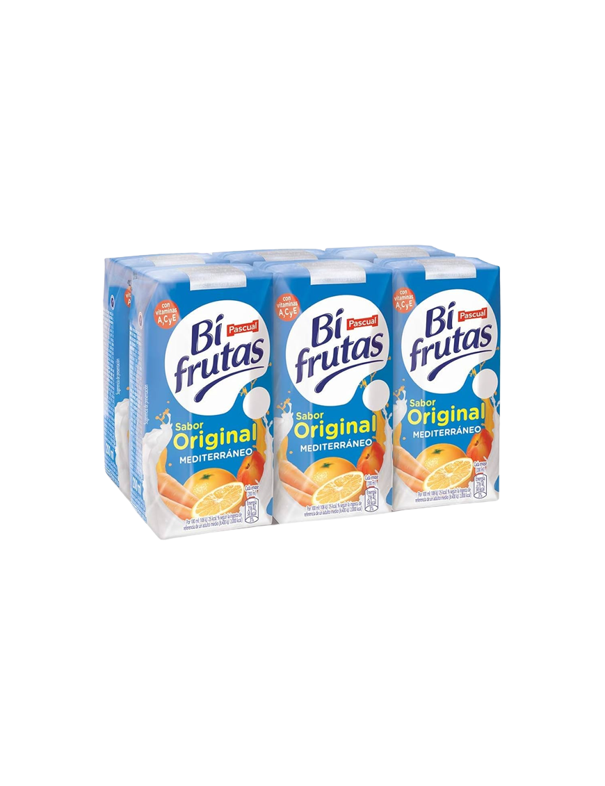 BIFRUTAS ORIGINAL MEDITERRANEO PR/200ML- PACK 6