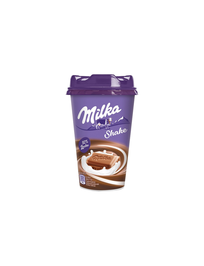 BATIDO CHOCOLATE MILKA SHAQUE VASO-200.ML.