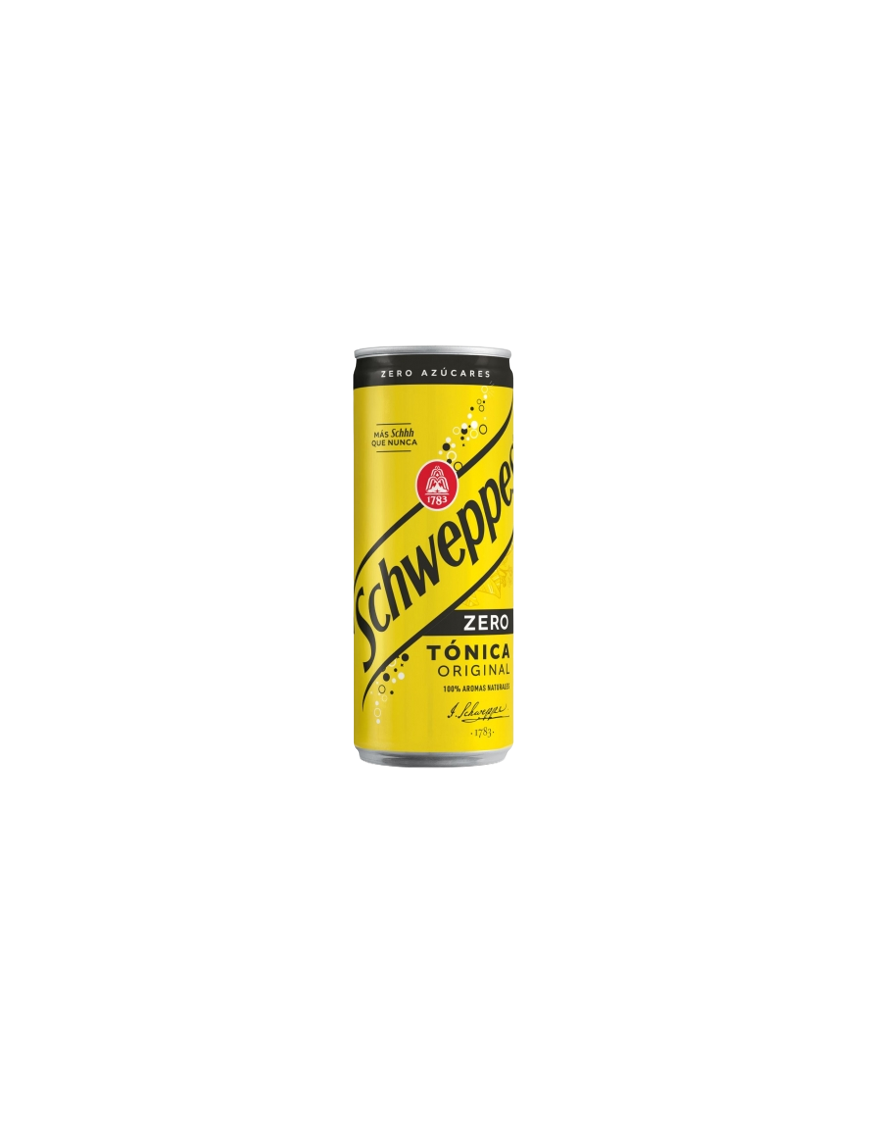 TONICA SCHWEPPES ZERO  LATA 33 CL.