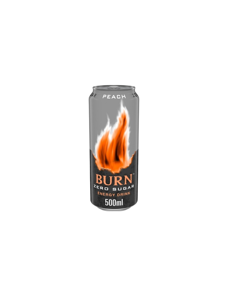 BEBIDA ENERG.BURN ZERO PEACH L/50.CL