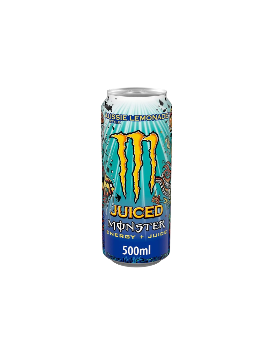 BEBIDA ENERG.MONSTER AUSSIE-LEMON L.500.ML.