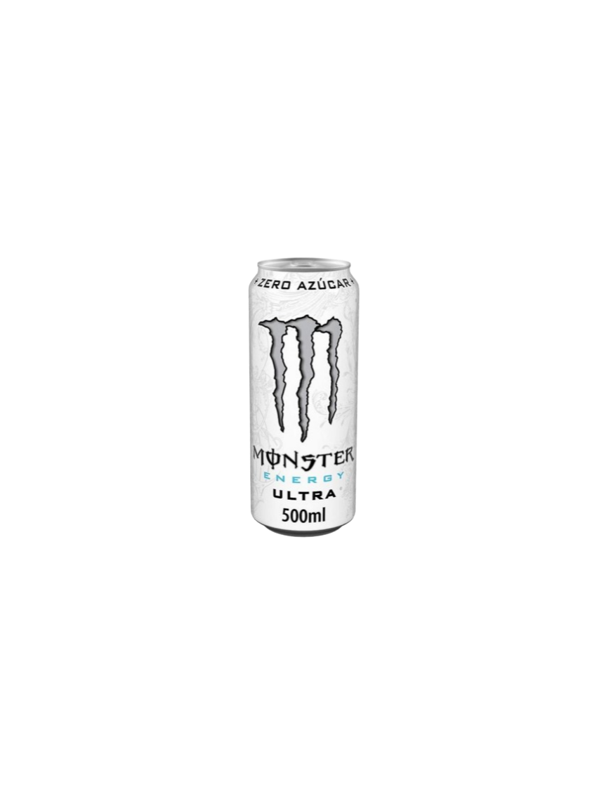 BEBIDA ENERG.MONSTER ZERO BLANCO ULTRA-L 500.ML.