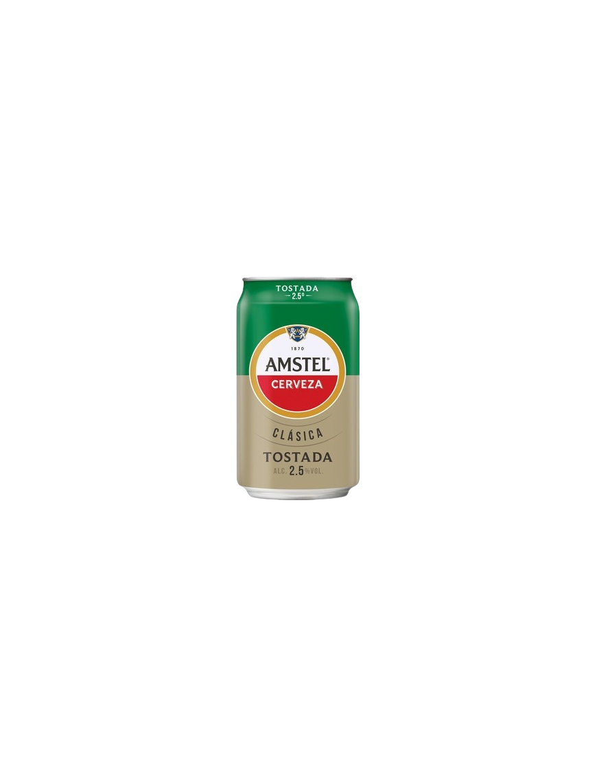 CERVEZA  AMSTEL CLASICA-TOSTADA 2.5º L/33.CL