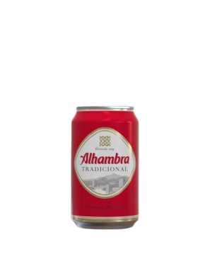 CERVEZA ALHAMBRA TRADICIONAL LATA 33.CL.