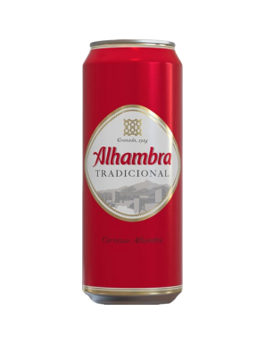 CERVEZA ALHAMBRA TRADICIONAL LATA 50.CL.