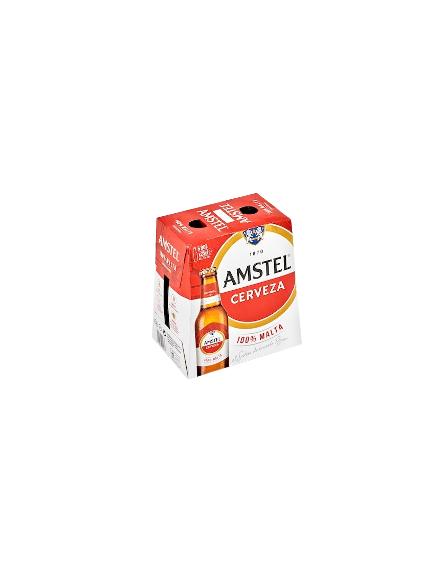 CERVEZA AMSTEL B/CRISTAL 25.CL PACK-6