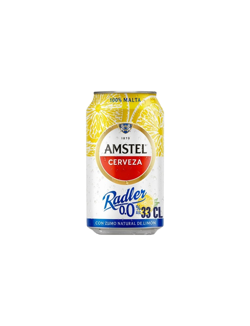 CERVEZA AMSTEL ZUM/LIMON RADLER 0.0% LATA-33.CL.